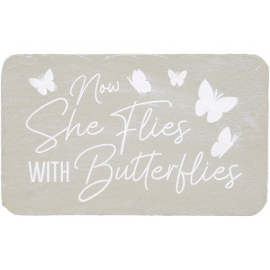 Pavilion Gift Company - Butterflies - 7" x 4.25" Garden Stone - Stepping Stones and Pathways - 1 of 4