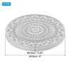 Unique Bargains Diatomite Water Absorbent Quick Drying Non-slip Coaster 4 Inch - 2 of 4