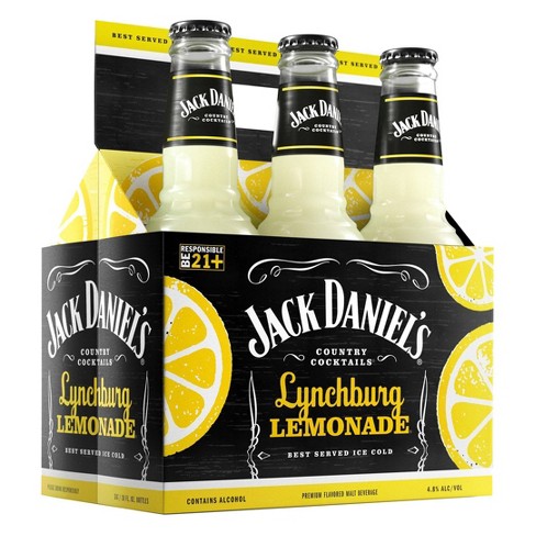 Jack Daniel S Lynchburg Lemonade Country Cocktails 6pk 10 Fl Oz Bottles Target