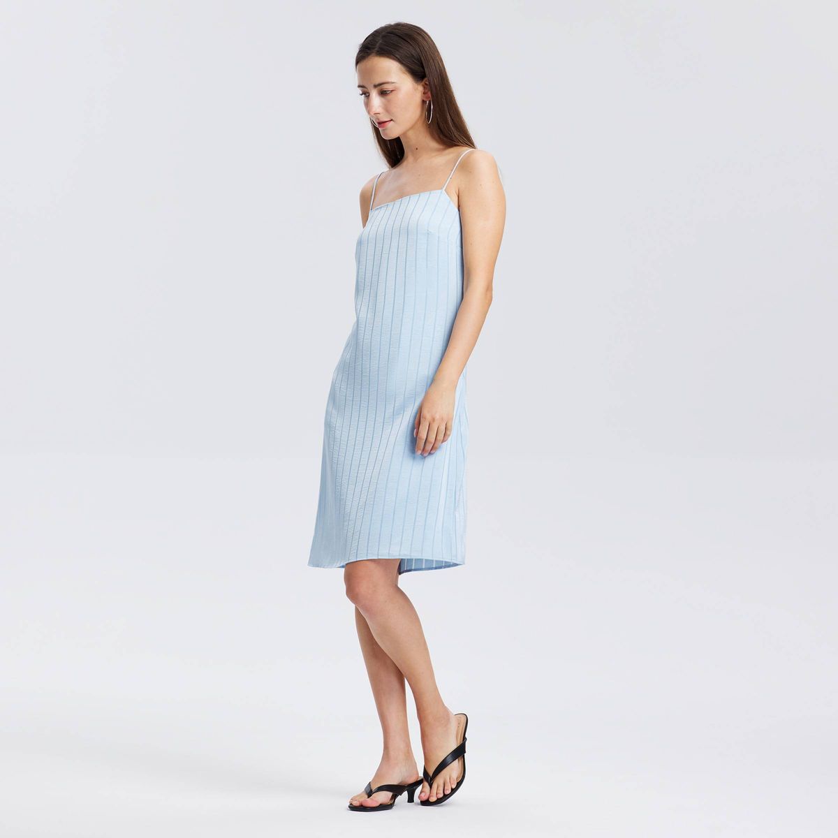 Women's Jacquard Knee length Slip Dress - A New Day™ - thumbnail 7