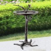 SPI Home Bird & Twig Sundial/Birdbath – Metal Garden Accent, 26.5" Tall, Dual-Use Nature Sculpture - 4 of 4