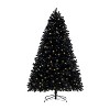 Home Imports Emporium Black Christmas Tree Prelit, Realistic Dusky Artificial Christmas Tree with Lights - 2 of 4