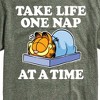 Men's - Garfield - Take Life One Nap Short Sleeve Graphic T-Shirt - 2 of 4