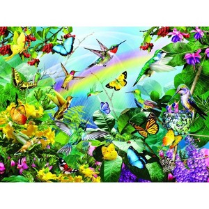 Sunsout Hummingbird Sanctuary 1000 pc   Jigsaw Puzzle 35002 - 1 of 4