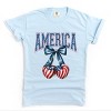 Simply Sage Market America Flag Cherries Coquette Garment Dyed Tee - 2 of 4