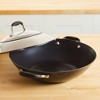 Anolon Advanced Home 14" Hard Anodized Nonstick Wok with Side Handle and Lid Onyx - image 3 of 4