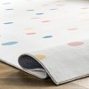 Nuloom Calla Polka Dot 4x6 Indoor Area Rug for Living Room Bedroom Dining Room Nursery Kitchen, Multicolor/Ivory - 4 of 4