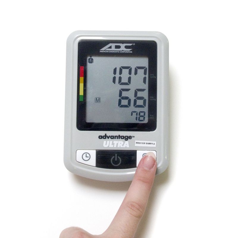 Advantage Plus 6022N Series Wide Range Arm Home Automatic Digital Blood Pressure Monitor 1-Tube Blue 1 Each, 5 of 9