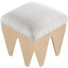 Meridian Furniture,Altair Velour Fur Fabric Bench - 4 of 4