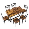 7-Piece Dining Set with a Table and 4 Chairs for Kitchen, Breakfast Nook, Living Room - 4 of 4