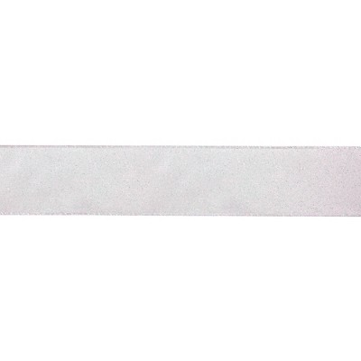 Northlight White Glitter Iridescent Christmas Wired Craft Ribbon 2.5" x 16 Yards