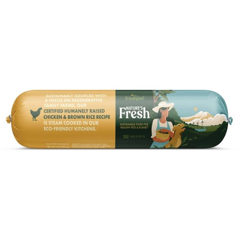 Freshpet Nature s Fresh Roll Chicken Recipe Refrigerated Wet Dog Food 2lbs Target