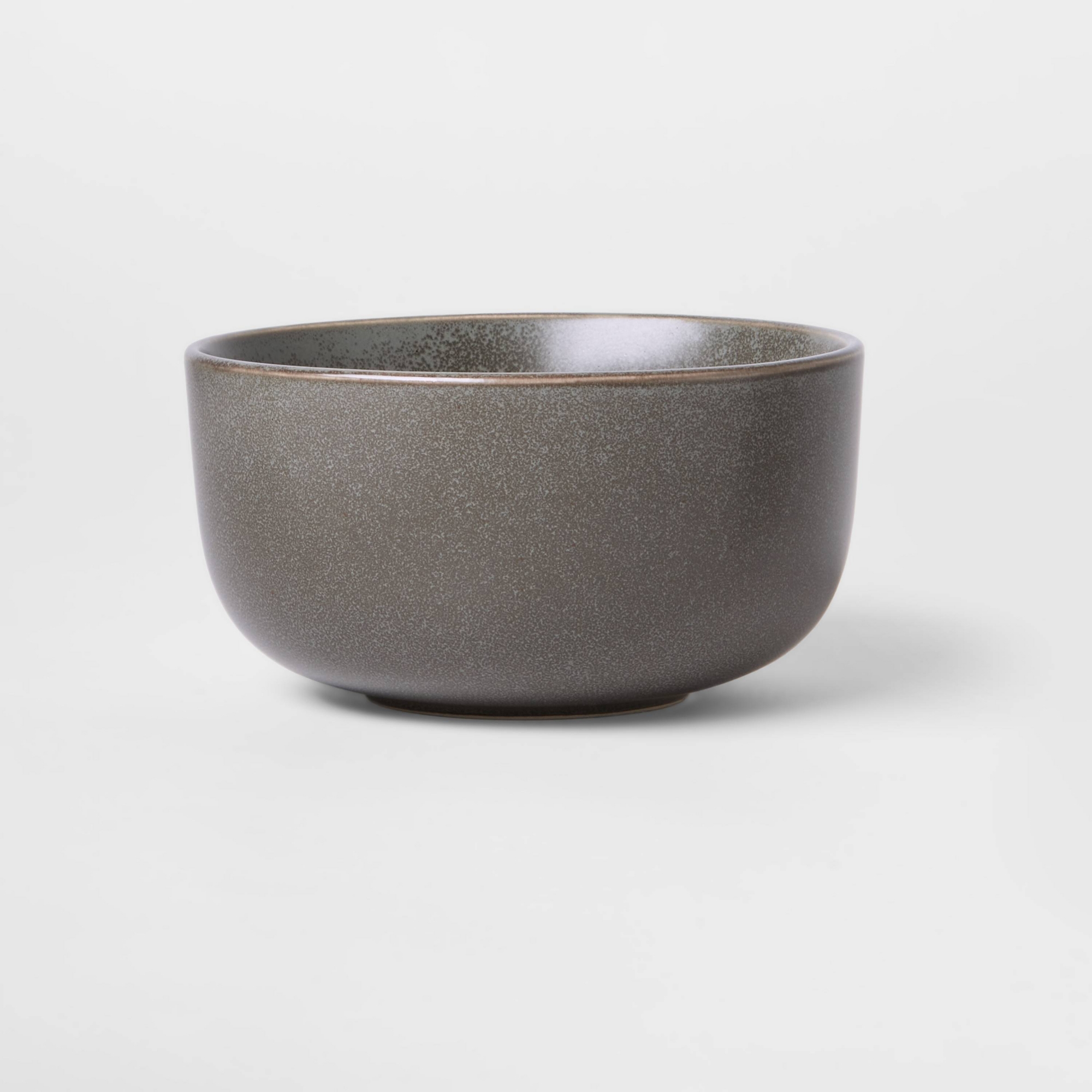 23oz Tilley Stoneware Cereal Bowl Gray/Brown - Threshold™