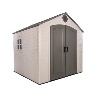 Lifetime 8 ft. x 7.5 ft. Outdoor Storage Shed, Tan (6411)