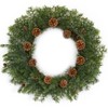 Winter Pine Wreath with Natural Pinecones – 25.5"D Holiday Door & Entry Accent by Melrose - 2 of 3