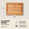 John Boos Boos Block RA-Board Series Large Reversible Wood Cutting Board, 20” x 15” x 2 1/4”, Maple - 2 of 4