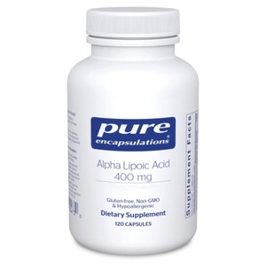 Pure Encapsulations Alpha Lipoic Acid 400 mg - Liver & Antioxidant Support* - for Nerve Health & Carb Metabolism - Vegan & Non-GMO - 1 of 4