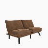 GDFStudio Zari 70.87'' 2-Seater Modern Convertible Foldable Upholstered Sofa Bed, Twin, Brown - 3 of 4
