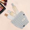 Unique Bargains Lightweight Clutch Plaid Bow Embroidery Makeup Bag 1 Pc - 4 of 4