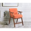 PAGED 32/28 inch Wide 100% Polyester Accent Chair with Cushion Back,Modern Upholstered Armchair for Living Room - 2 of 4