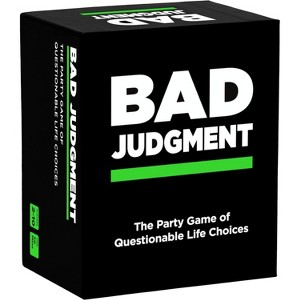BAD JUDGMENT Adult Party Game - The Game of Questionable Life Choices - Card Game for Friends, Fun Parties & Board Games Night with Your Group - 1 of 1