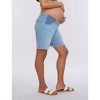 Women's Under the Belly Maternity Dad Denim Short | Motherhood Maternity - 3 of 4
