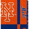 MLB New York Mets Reverse Block Double Sided Ultra Cozy Blanket - 2 of 3
