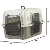 Pet Lodge 2-Door Pet Crate, Airline Approved Dog and Cat Carrier for Travel, Heavy Duty Plastic Kennel, Fits up to 30 lbs, Small - 2 of 4