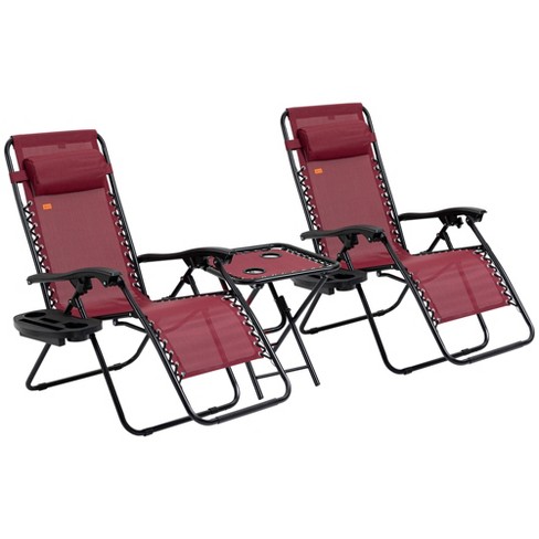 2Pcs Green Zero Gravity Patio Beach Chairs Outdoor Yard Folding Lounge Recliner 
