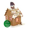 7.5 Inch Led Gingerbread House Peppermint Taffy Icing Village Buildings - 2 of 3