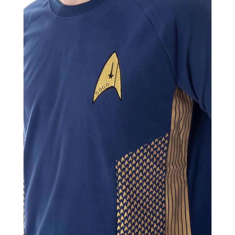 Star Trek Discovery Men's Command Uniform Costume Sleepwear Pajama Set, 4 of 5