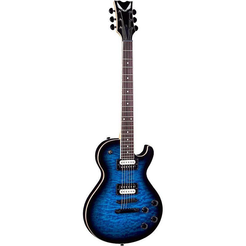 Dean Thoroughbred X Quilt Maple Electric Guitar Transparent Blue Burst, 2 of 3