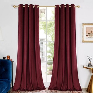 Deconovo Recycled Curtains Blackout Drapes 2 Panels - 1 of 4