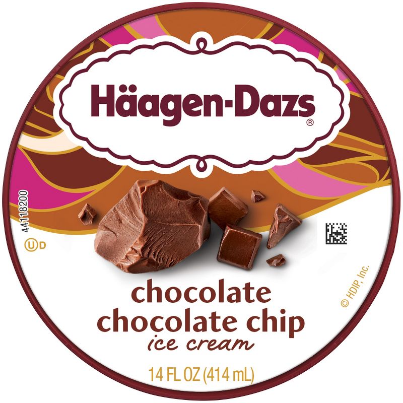 Haagen-Dazs Chocolate Chip Ice Cream - 14oz, 5 of 7