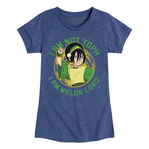 Girls' - Avatar: The Last Airbender - Toph Melon Lord Fitted Short Sleeve Graphic T-Shirt - 1 of 4