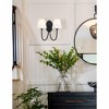 Crystorama Lighting Juno 2 - Light Sconce in  Black Forged - 3 of 4