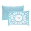 Lightweight Cotton Blend Oversized Jacquard Traditional Medallion Bedspread Set by Blue Nile Mills - 4 of 4