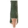 Journee Signature Womens Genuine Leather Reeya Almond Toe Wedge Ankle Booties - 3 of 4