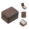 Unique Bargains Wooden Handmade Ring Box Jewelry Storage - 3 of 4