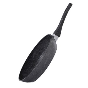 Lorren Home Trends 10" Ceramic Coated Fry Pan, Heat-resistent Handle, PFOA Free, Easy to Clean, Induction Compatible, Dark Grey - 1 of 4