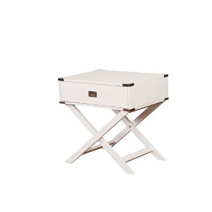 Peggy X Base Accent Table White - Linon