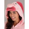 HalloweenCostumes.com Small   Adult Blob Fish Onesie, Pink/Pink - 4 of 4