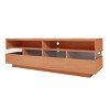 GlasFlength TV Stands and Consoles, Stylish Entertainment Center for Living Room, Modern Design for Classic Interiors, Brown,68.89”*15”*21.65" - 3 of 4