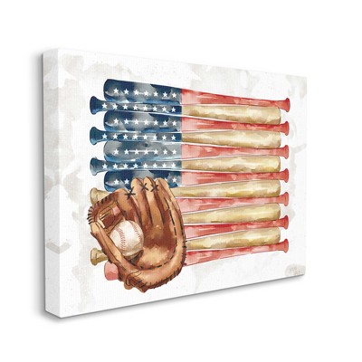 Stupell Industries American Baseball Flag Children's Sports Mitt