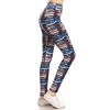 Slickblue Women's Yoga Bliss Leggings, Snug Fit, Flexible Activewear, Snake Scale/Stripes/Tie Dye, One Size - 2 of 4