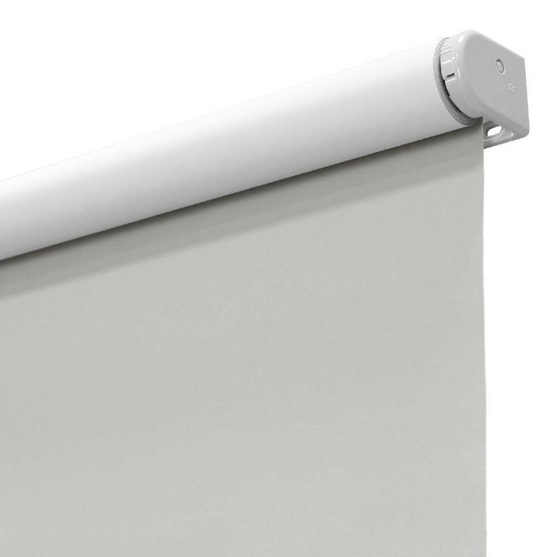 1pc Blackout Roller Window Shade with Slow Release System Gray - Lumi Home Furnishings, 4 of 6