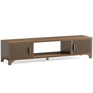 SUGIFT Universal TV Stand with Soft-Close Doors and Cord Management - 1 of 4