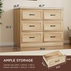 6 Drawer Wide Dressers Organizer with Charging Station - 2 of 4