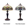 Chloe Lighting SERENITY Tiffany-style Victorian Dark Bronze 1 Light Table Lamp 12Inch Shade - 3 of 4