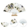 Unique Bargains Floral Folding Fan 1 Pc - 3 of 4